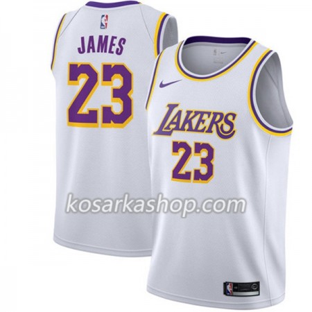 Dres Los Angeles Lakers Lebron James 23 Nike 2018-19 Bijela Swingman